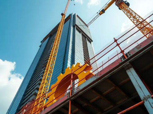 Dernier blog de l'entreprise Échafaudage Cuplock Renforce la Sécurité dans la Construction de Gratte-ciel