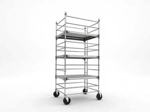 Dernier blog de l'entreprise Un échafaudage léger en aluminium améliore la sécurité pour les travaux en haute altitude