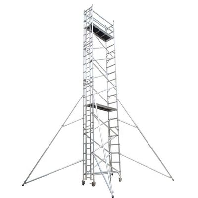 Échafaudage en aluminium pliable cadre d'échelle de tour échafaudage en aluminium mobile