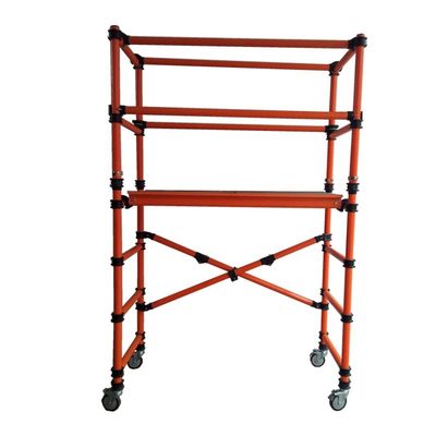 Un bon prix. Anodized Aluminium Scaffold Tower Easy Assembling Portable Lightweight Durable Platform for Construction Maintenance and Industrial en ligne