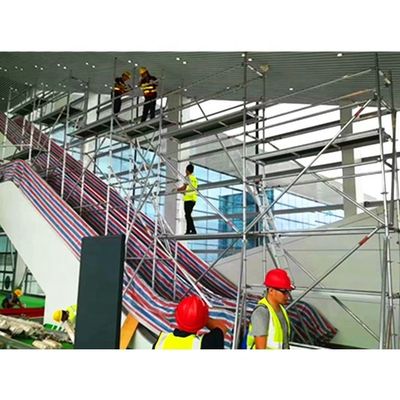 Un bon prix. Tour d' échafaudage mobile CE, tour d' accès en aluminium pour l' entretien des escaliers mécaniques en ligne