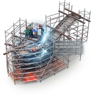 Un bon prix. Échafaudage d'intérieur en aluminium ultra-mince de 0,6 m avec stabilisateurs pour espaces restreints en ligne